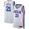 Duraturo Resistente Joel Embiid Philadelphia 76ers Nike Unisex Swingman Jersey Association Edition White/Royal