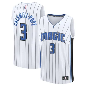 Raffinato Attraente Kentavious Caldwell Pope Orlando Magic Youth Fast Break Replica Player Jersey Association Edition White