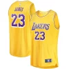 Robusto LeBron James Los Angeles Lakers Youth Fast Break Player Jersey Icon Edition Gold