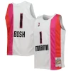 Bellissimo Chris Bosh Miami Heat Youth 2011/12 Hardwood Classics Swingman Jersey White