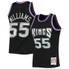 Sofisticato Moderno Incantevole Jason Williams Sacramento Kings 2000/01 Hardwood Classics NBA 75th Anniversary Diamond Swingman Jersey Black
