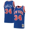 Ottimo Eccezionale Robusto Charles Oakley New York Knicks Hardwood Classics Swingman Jersey Blue