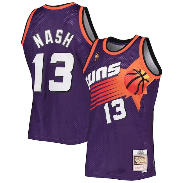 Magnifico Ottimo Steve Nash Phoenix Suns 1996/97 Hardwood Classics Swingman Jersey Purple