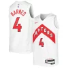 Carino Prestigioso Bellissimo Scottie Barnes Toronto Raptors Nike Youth Swingman Jersey Association Edition White/Red