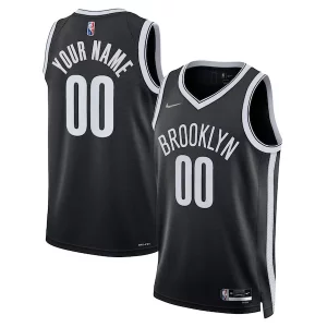 Classico Eccezionale Accattivante Brooklyn Nets Nike 2021/22 Diamond Swingman Custom Jersey Icon Edition Black