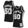 Robusto David Robinson San Antonio Spurs 1998/99 Hardwood Classics NBA 75th Anniversary Diamond Swingman Jersey Black