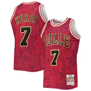 Prestigioso Incantevole Toni Kukoc Chicago Bulls Hardwood Classics 1997/98 Lunar New Year Swingman Jersey Red