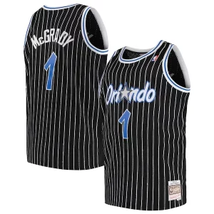 Fascinante Resistente Tracy McGrady Orlando Magic 2003/04 Big & Tall Hardwood Classics Swingman Jersey Black/Blue