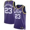 Gorgeous Delizioso Trendy Lauri Markkanen Utah Jazz Nike Unisex 2023/24 Swingman Replica Jersey Classic Edition Purple