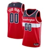 Versatile Washington Wizards Nike 2021/22 Diamond Swingman Custom Jersey Icon Edition Red