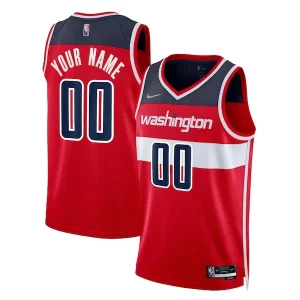 Versatile Washington Wizards Nike 2021/22 Diamond Swingman Custom Jersey Icon Edition Red