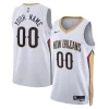 Raffinato Incantevole New Orleans Pelicans Nike Unisex Swingman Custom Jersey White Association Edition