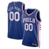 Bellissimo Classico Philadelphia 76ers Nike 2021/22 Diamond Swingman Custom Jersey Icon Edition Royal