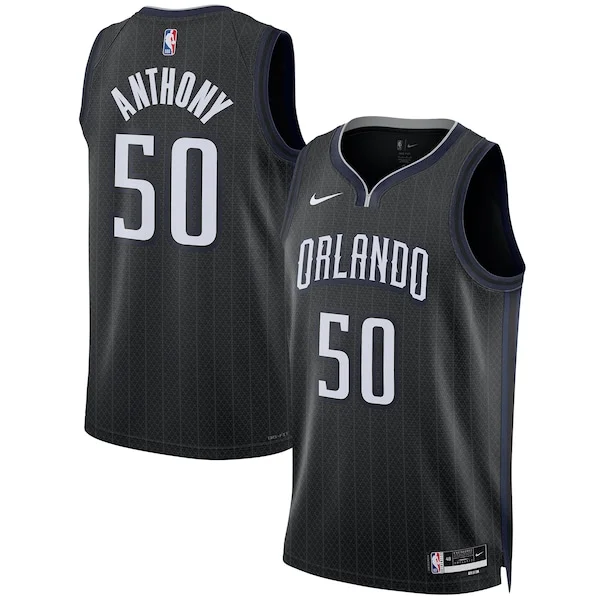 Eccezionale Ottimo Elegante Cole Anthony Orlando Magic Nike Unisex 2022/23 Swingman Jersey City Edition Black