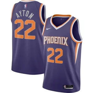 Cool Comodo Deandre Ayton Phoenix Suns Nike 2020/21 Swingman Player Jersey Icon Edition Purple