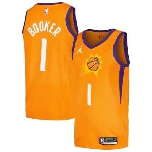 Stupendo Raffinato Devin Booker Phoenix Suns Jordan Brand Swingman Player Jersey Statement Edition Orange