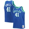 Meraviglioso Magnifico Dirk Nowitzki Dallas Mavericks Big & Tall 1998/99 Hardwood Classics Swingman Jersey Blue