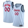 Classico Washington Wizards Nike Unisex 2024/25 Custom Swingman Jersey City Edition Powder Blue