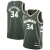 Trendy Giannis Antetokounmpo Milwaukee Bucks Nike Youth Swingman Jersey Icon Edition Hunter Green