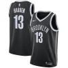Incantevole Resistente James Harden Brooklyn Nets Nike 2020/21 Swingman Jersey Black Icon Edition