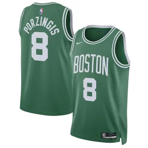 Duraturo Fantastico Kristaps Porzingis Boston Celtics Nike Unisex Swingman Jersey Icon Edition Kelly Green