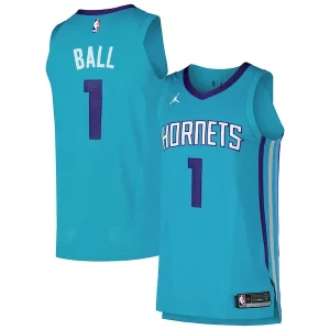 Fascinante LaMelo Ball Charlotte Hornets Jordan Brand Authentic Player Jersey Icon Edition Teal