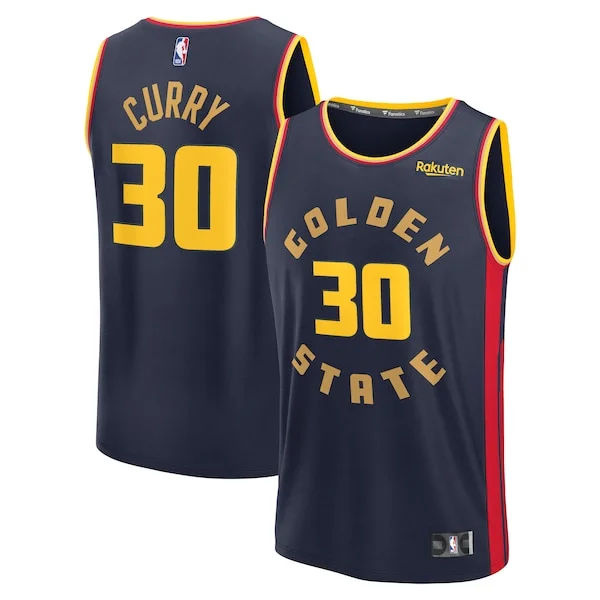 Incantevole Carino Delizioso Stephen Curry Golden State Warriors 2024/25 Fast Break Player Jersey City Edition Navy