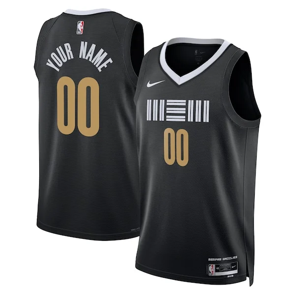 Splendido Memphis Grizzlies Nike Unisex 2023/24 Custom Swingman Jersey Black City Edition