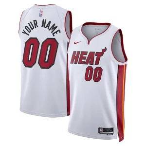 Resistente Classico Miami Heat Nike Unisex Swingman Custom Jersey White Association Edition