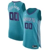 Ottimo Charlotte Hornets Jordan Brand Authentic Custom Jersey Teal Icon Edition