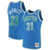Fascinante Sofisticato Bellissimo Kevin Garnett Minnesota Timberwolves 1995/96 Hardwood Classics Swingman Jersey Blue