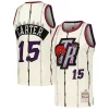 Robusto Vince Carter Toronto Raptors Chainstitch Swingman Jersey Cream