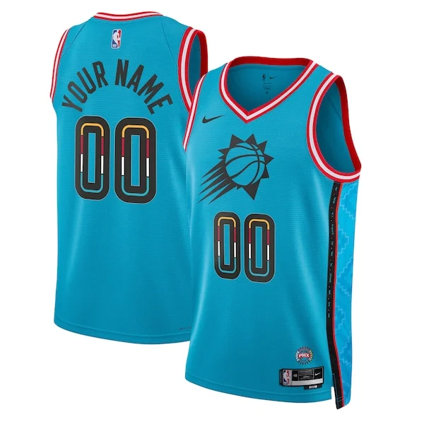 Gorgeous Prestigioso Raffinato Phoenix Suns Nike Unisex 2022/23 Swingman Custom Jersey City Edition Turquoise