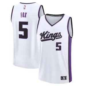 Sofisticato Splendido Stupendo De'Aaron Fox Sacramento Kings Fast Break Replica Player Jersey Association Edition White