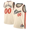 Resistente Lussuoso Trendy Detroit Pistons Nike Unisex 2024/25 Custom Swingman Jersey City Edition White