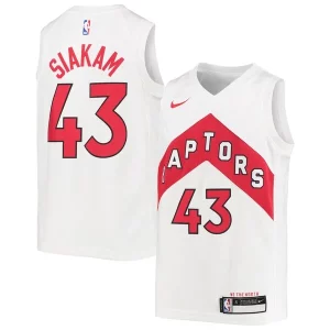 Classico Gorgeous Accattivante Pascal Siakam Toronto Raptors Nike Youth Swingman Jersey Association Edition White/Red
