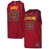 Versatile Splendido Eccezionale LeBron James Cleveland Cavaliers Nike Authentic Player Jersey Icon Edition Wine