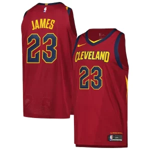 Versatile Splendido Eccezionale LeBron James Cleveland Cavaliers Nike Authentic Player Jersey Icon Edition Wine