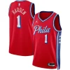 Fantastico Resistente James Harden Philadelphia 76ers Jordan Brand Unisex Swingman Jersey Statement Edition Red