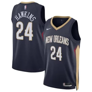 Eccezionale Jordan Hawkins New Orleans Pelicans Nike Unisex Swingman Jersey Icon Edition Navy