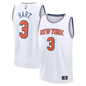 Moderno Duraturo Cool Josh Hart New York Knicks Fast Break Replica Player Jersey Association Edition White