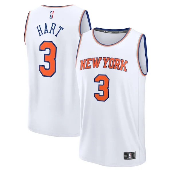 Moderno Duraturo Cool Josh Hart New York Knicks Fast Break Replica Player Jersey Association Edition White