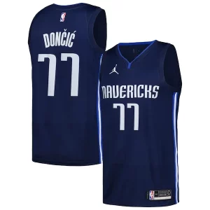Accattivante Pratico Luka Dončić Dallas Mavericks Jordan Brand Swingman Player Jersey Statement Edition Navy