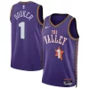 Meraviglioso Lussuoso Devin Booker Phoenix Suns Nike Unisex 2024/25 Swingman Player Jersey City Edition Purple