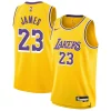 Raffinato Splendido Delizioso LeBron James Los Angeles Lakers Nike Youth Swingman Jersey Icon Edition Gold