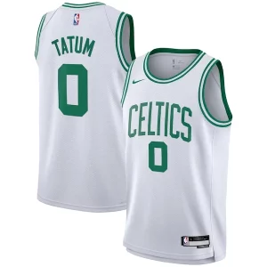 Comodo Duraturo Sofisticato Jayson Tatum Boston Celtics Nike Youth Swingman Jersey Association Edition White