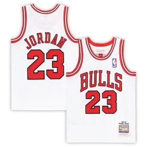 Ottimo Michael Jordan Chicago Bulls Preschool 1997/98 Hardwood Classics Authentic Jersey White/Black/Red