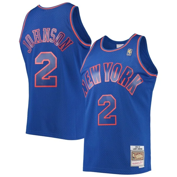 Duraturo Larry Johnson New York Knicks 1996/97 Hardwood Classics Swingman Jersey Blue