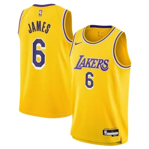 Fantastico LeBron James Los Angeles Lakers Nike Youth Swingman Jersey Icon Edition Gold