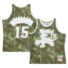 Stupendo Ottimo Carino Vince Carter Toronto Raptors Hardwood Classics 1998/99 Ghost Green Swingman Jersey Camo